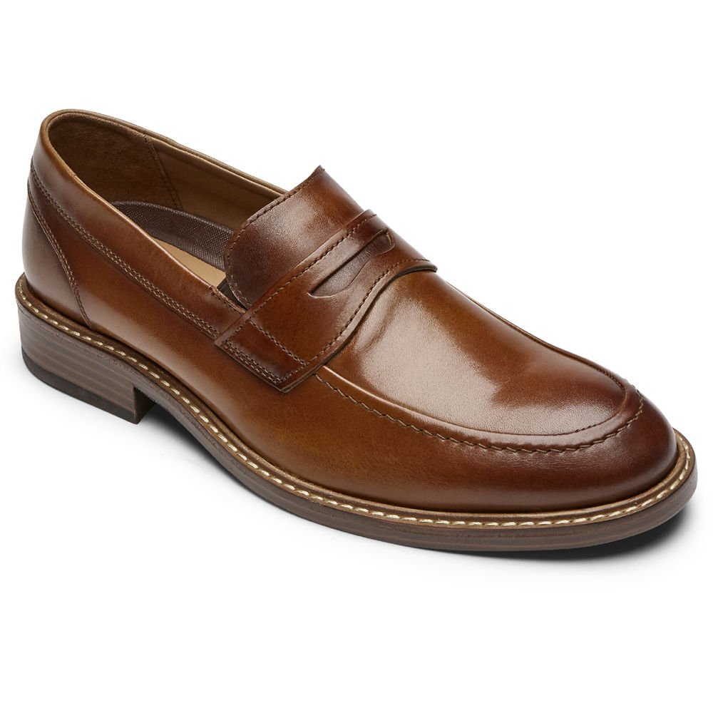 Mocassins Rockport Homem Marrom - Kenton Penny - 48036PFLU